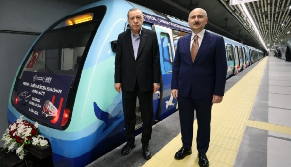 Pendik - Sabiha Gökçen Havalimanı Metro Hattı Açıldı